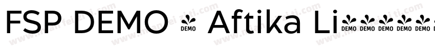 FSP DEMO - Aftika Li字体转换
